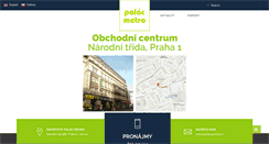 Desktop Screenshot of palacmetro.cz