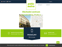 Tablet Screenshot of palacmetro.cz